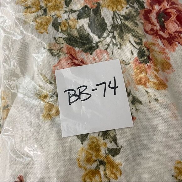 Aura Cream Floral Midi Dress Puff Sleeve Cottage Romantic Milkmaid Regency Sz S - Picture 10 of 10